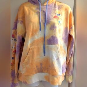 A-Lab Zumiez Freela Mushroom Butterfly Orange Purple Hoodie Small Y2K Prelovef